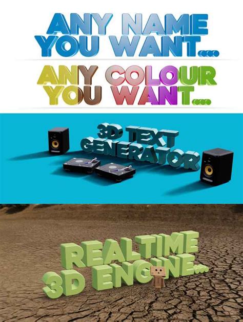 3d name generator|3D Text Generator .